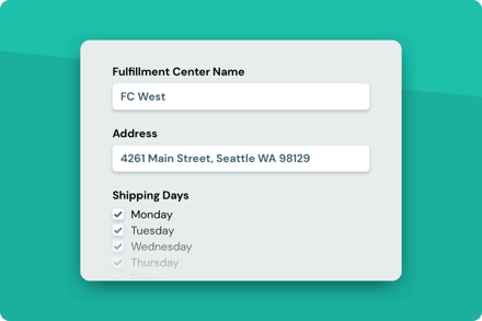 Fulfillment Profile Configuration
