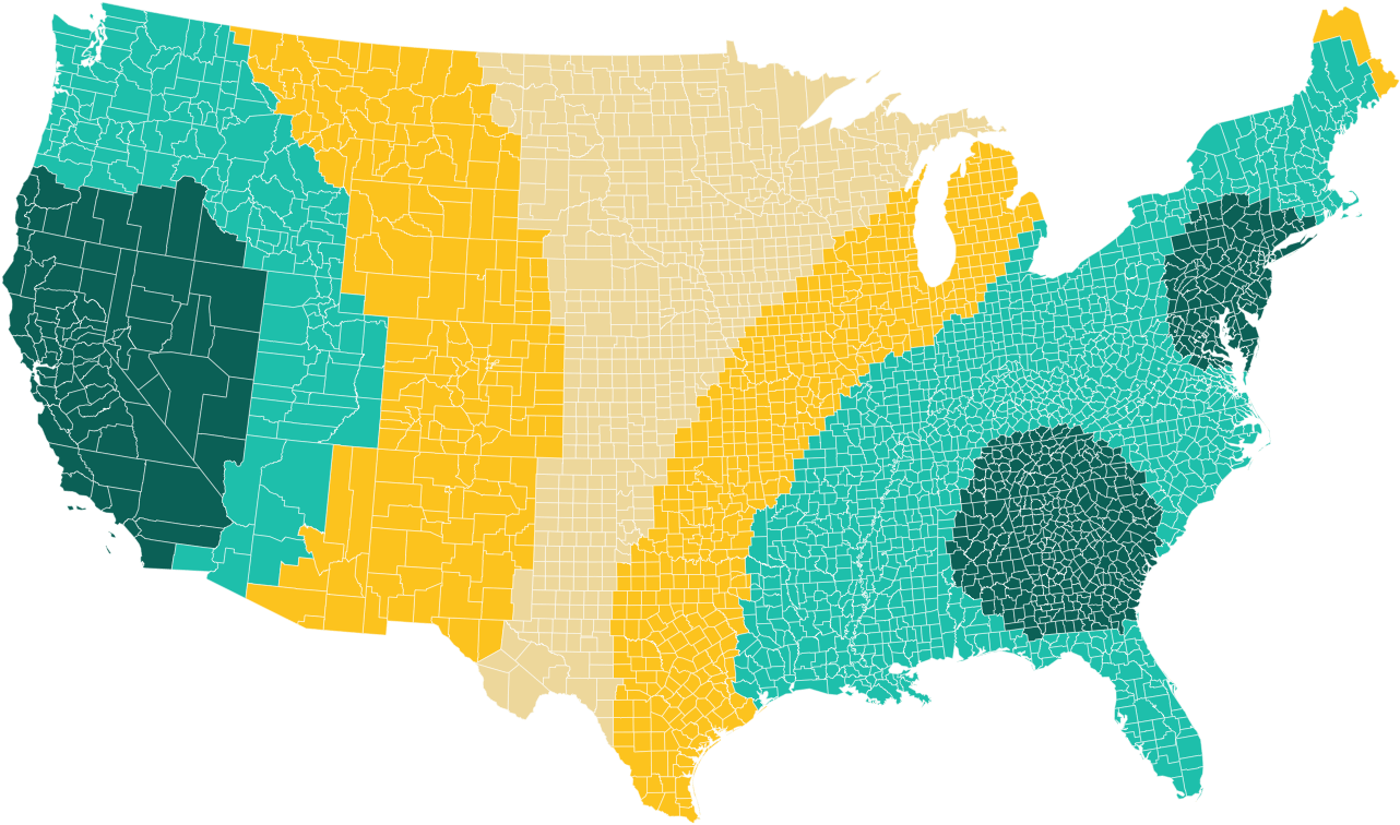 Map of USA